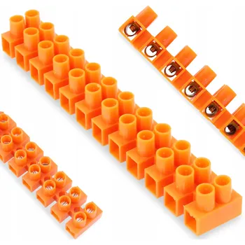 elektrický kabel Elektrická svorkovnice, kostka, lišta pro kabely 4mm