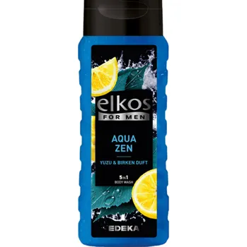 Sprchový gel Elkos Men sprchový gel 5v1 Aqua Zen Yuzu & Bříza, 400 ml