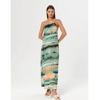 Dámské šaty Sinsay - Vzorované midi šaty - vícebarevná - 4002X-MLC - 4002X-MLC-M