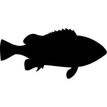 Samolepící dekorace Samolepka na stěnu mořská ryba 2 6x15cm