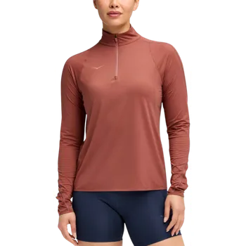 Dámská mikina Mikina Hoka GlideTech Quarter Zip 1164155-roug Velikost XS