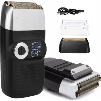 Holicí strojek HOLICÍ STROJEK PÁNSKÝ KM-2026 VODĚODOLNÝ BEZDRÁTOVÝ S DVOJITOU ČEPELÍ