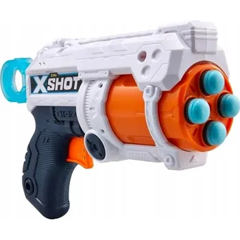 Dětská zbraň PISTOLE ZURU X-SHOT FURY 4 NA ŠIPKY PĚNOVÉ 27 m + 16 ŠIPEK