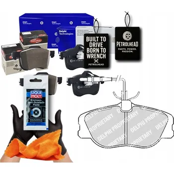 Brzdová destička BRZDOVÉ DESTIČKY FIAT SCUDO DELPHI HAM #Petrolhead Pro+ Kit3