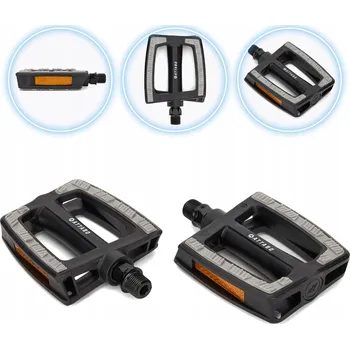 Pedál na kolo Cyklistické pedály ATTABO Classic černé OS