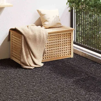 vidaXL Umělá tráva Černá 200 x 100 x 4 cm Polypropylen [42006440]