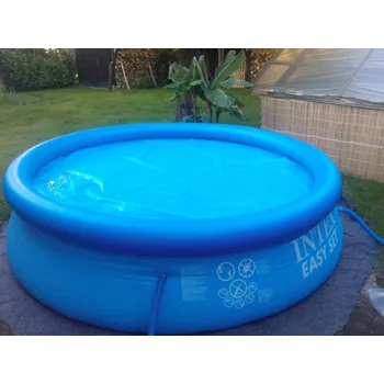 bazénová plachta Plachta na bazén solární 180mic Modrá kruh 2,1m