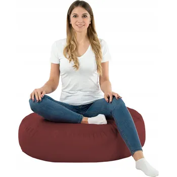 Taburet Taburet čalouněný Italpouf hnědý