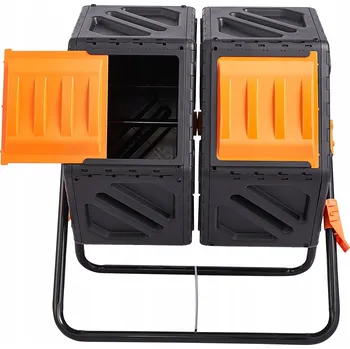 Kompostér SucceBuy Bubnový kompostér 140 litrů pro 2 osoby, odolný do 40 kg, 785x605x795 mm