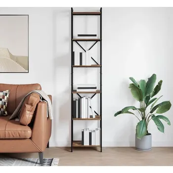 Knihovna vidaXL Knihovna Kouřový dub 40 x 30 x 189,5 cm kompozitní dřevo [868349]