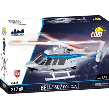 Stavebnice COBI Cobi 26628 Bell 407 Policie, 1:48, 217 kostek