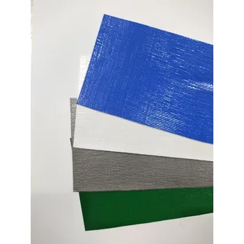 Krycí plachta Plachta kašírovaná Modrá 250g/m2 s oky - NA MÍRU