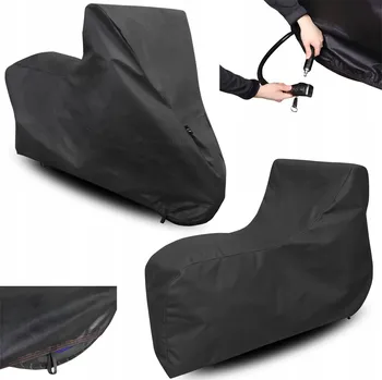 Plachta na motorové vozidlo Obal na motorku XL 240x127 Plachta na motocykl Spona Stahovák UV ochrana