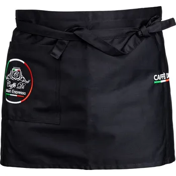 Kuchyňská zástěra Caffe Di - Zástěra černá 35 cm