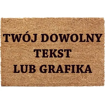 Obraz ROHOŽKA PŘED DVEŘE S VLASTNÍM NÁPIS, SILNÁ, 60x90 CM