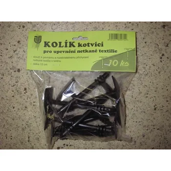 Mulčovací textilie Kolík pro uchycení netkané textilie černý 10ks