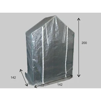 Fóliovník Plachta na fóliovník 142 x 142 x 195cm (typ 7)
