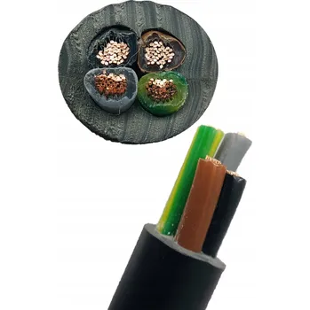 elektrický kabel Kabel 4 x 2,5mm zemní venkovní Helupower 1000 RV-K 4G2,5mm 1m