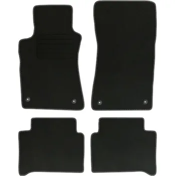 autokoberec Velurové autokoberce s upevněním v sadě Edecor