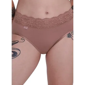 Kalhotky Dámské kalhotky SLOGGI ROMANCE MIDI CACAO 46 0