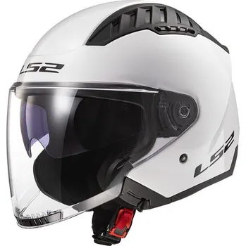 Helma na motorku LS2 Helmets LS2 OF600 COPTER II GLOSS WHITE-06 - XS