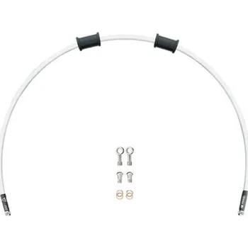 VENHILL hadice spojky Venhill POWERHOSEPLUS KAW-11010C-WT (1 hadice v sadě) White hoses, chrome fittings