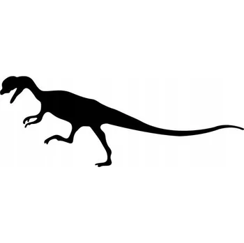 Samolepící dekorace Samolepka na stěnu s motivem lovu dinosaurus 5x15cm