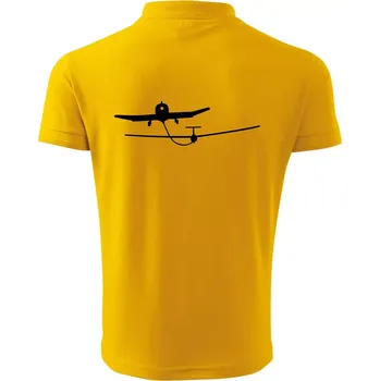 Pánská košile Tažení kluzáku - Polokošile pánská Pique Polo 203 - 3XL ( Žlutá )