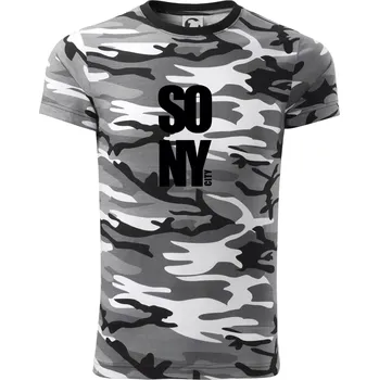 Pánské oblečení SO NY city - Army CAMOUFLAGE - 2XL ( Šedý maskáč )