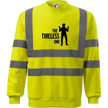 Pánská mikina Bachelor party - The tireless one - Reflexní mikina - 3XL ( Neonově žlutá )