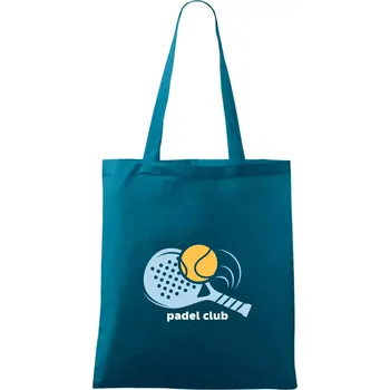 Padel club - Taška bavlněná - 42 x 38 cm ( Petrolejová )