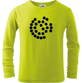 Dětská móda SpaceX Super Heavy Raptor 2 - Triko dětské Long Sleeve - 158 cm/12 let ( Limetková )