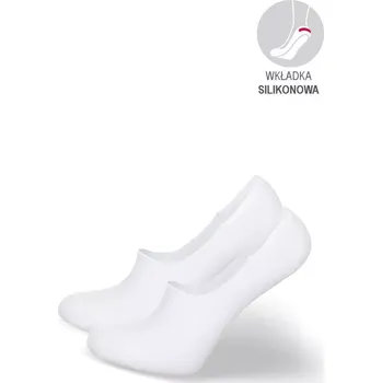 Pánské ponožky BAMBUSOVÉ MIKROTENOVÉ BOTY 0583.000 PÁNSKÉ bílá 45-47