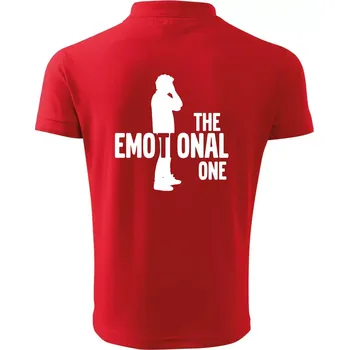 Pánská košile Bachelor party - The emotional one - Polokošile pánská Pique Polo 203 - 5XL ( Červená )
