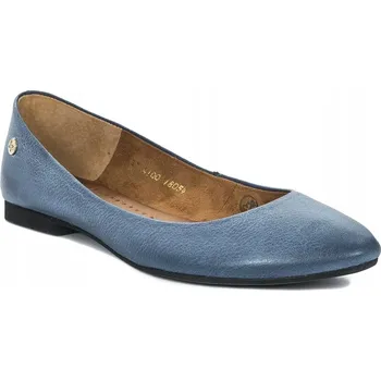 Dámská obuv Dámské kožené balerínky Maciejka tmavě modré džíny 04100-17 vel. 38