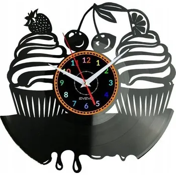 Hodiny Cukrářské Nástěnné Hodiny Vinylová Deska Moderní Dekorativní Ur
