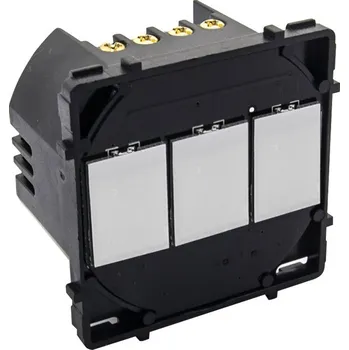 vypínač Trojitý dotykový vypínač, Klasický, Zapuštěný B-line bílý BL-1100503