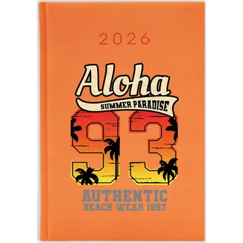 Diář Knižní diář pro učitele 2026 A5 oranžový