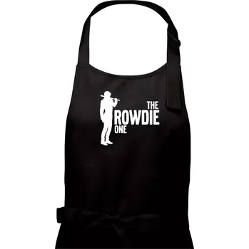 Kuchyňská zástěra Bachelor party - The rowdie one - Dámská zástěra na vaření - Univerzální velikost ( Černá )