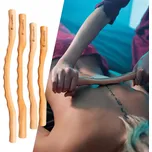 Sada dřevěných masážních válečků pro MADEROTERAPII