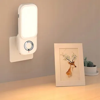 Lampička 5W LED NOČNÍ LAMPA PRO KONTAKT, SENZOR SOUMRAKU