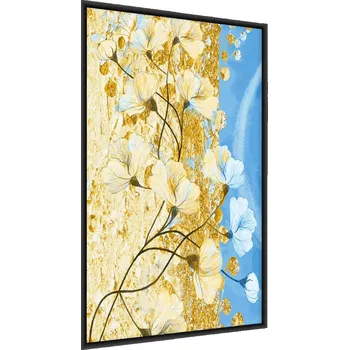 Obraz Plakát v rámu Barevné KVĚTINY Rostliny 3D 60x80