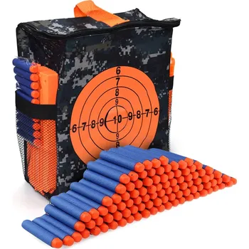 Dětská zbraň Taška terč pro příslušenství Nerf + 50 šípů
