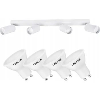 Stropní svítidlo halogenové lištové s 4x GU10 4,5W žárovkami