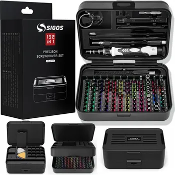 Šroubovák PROFESIONÁLNÍ SADA PŘESNÝCH ŠROUBOVÁKŮ 132 DÍLNÁ - TORX BITY