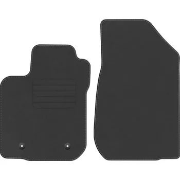 autokoberec Velurové autokoberce s upevněním v sadě Edecor