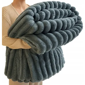 Prostěradlo Deka EVENA z mikrovlákna 200 cm x 220 cm šedá