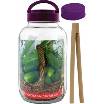 Zavařovací sklenice Sklenice se svorkami Křeček 9625 průhledný 4,25 l