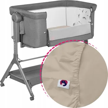 Prostěradlo Prostěradlo do postýlky Lionelo Leonie PLUS BAVLNĚNÉ s gumou Různé barvy