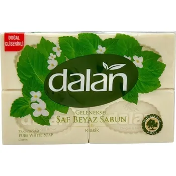 Mýdlo Bílé mýdlo v kostce turecké DALAN SADA MÝDEL 4 KUSY 500 G